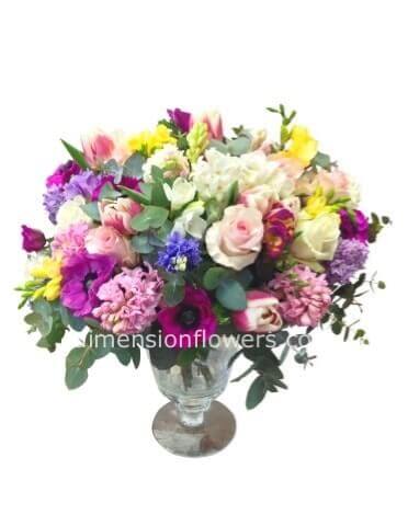 Bouquet con fiori assortiti (senza vaso)